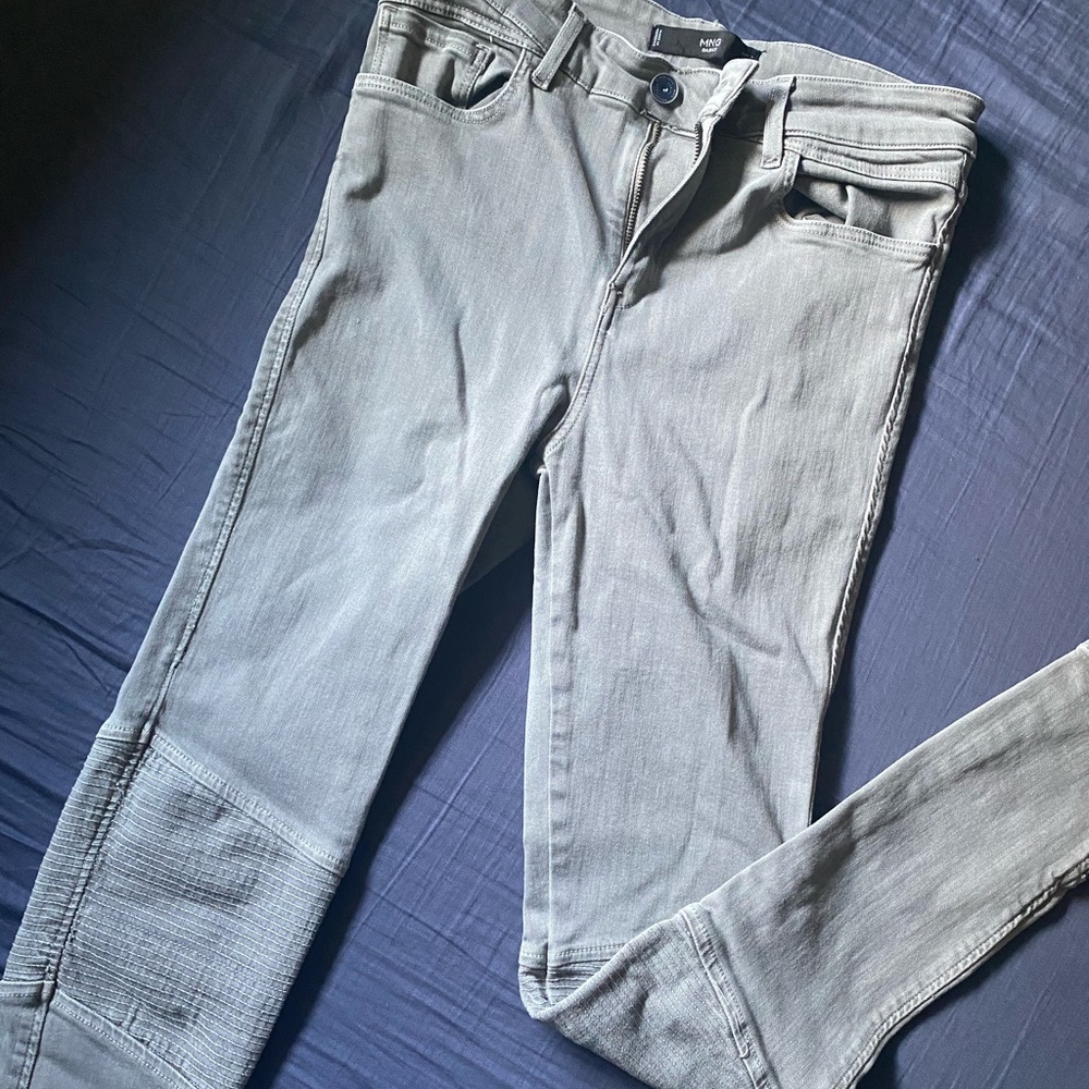 Grey Moto Jeans